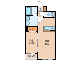 Park Terrace OHASHIの物件間取画像